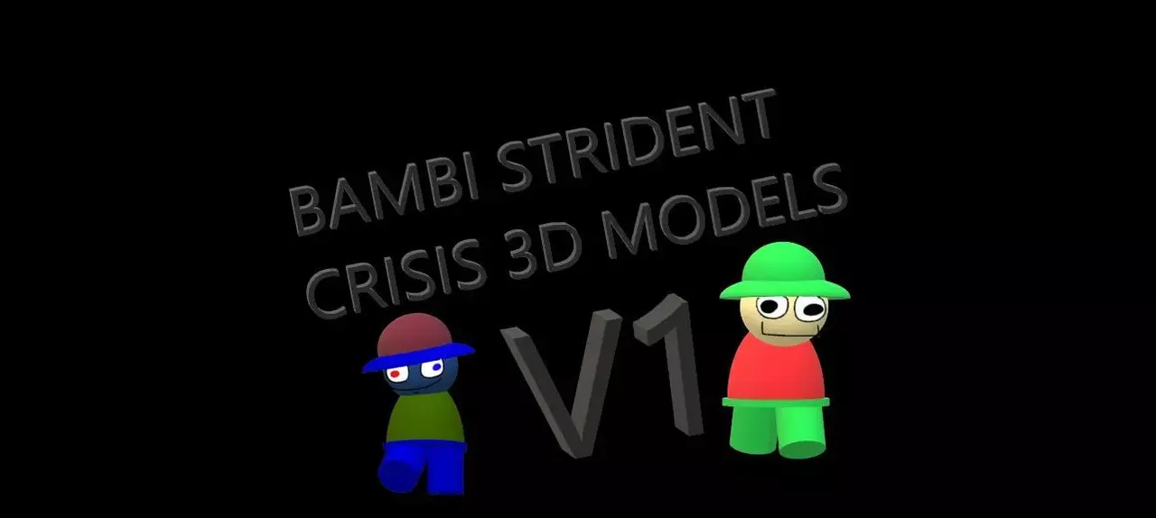 -Fnf Bambi Strident Crisis 3d Models-游戏截图-好玩游戏库