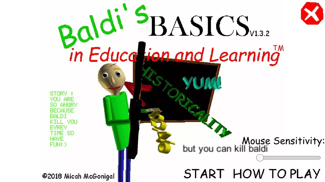 -Baldi's But you can kill Baldi-游戏截图-好玩游戏库