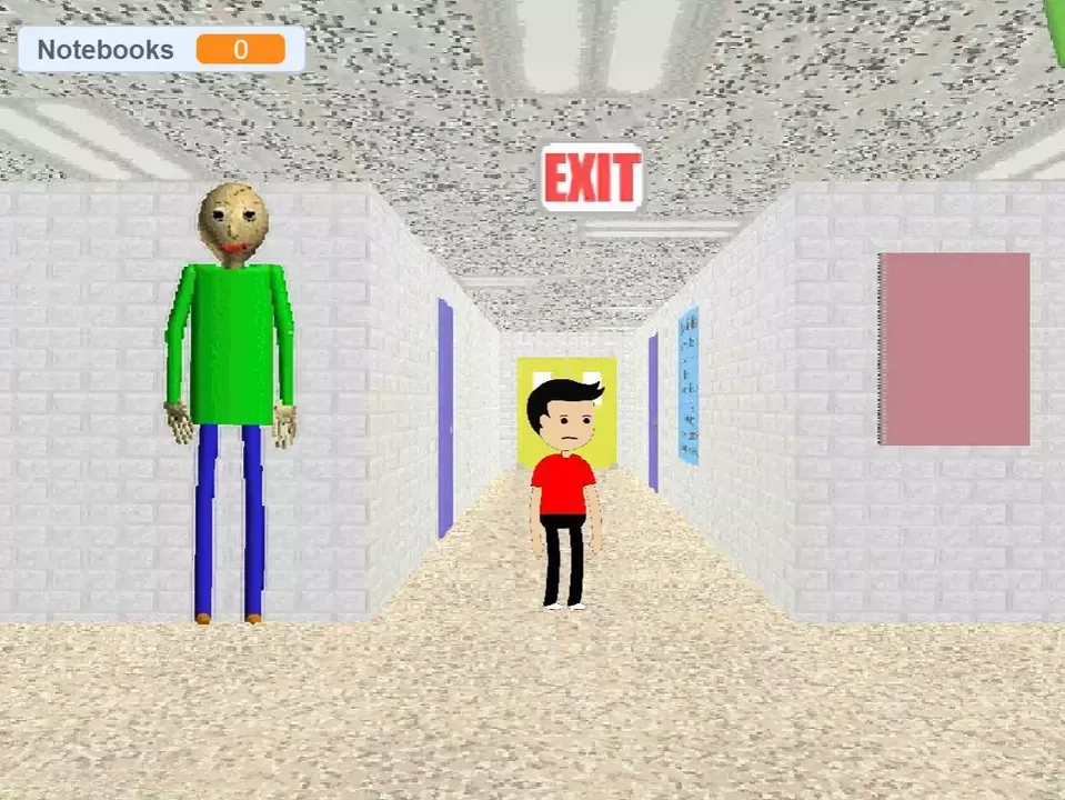 -Baldi's Basics 2D - Scratch-游戏截图-好玩游戏库