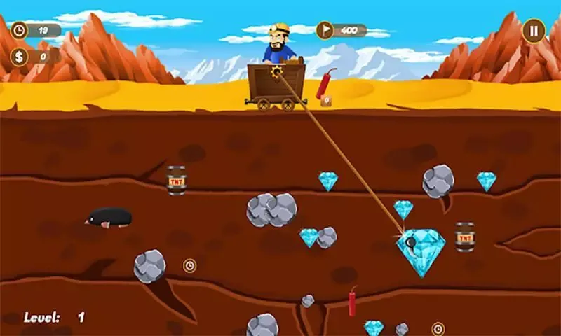 -Diamond Miner - Funny Game (lisaweby)-游戏截图-好玩游戏库