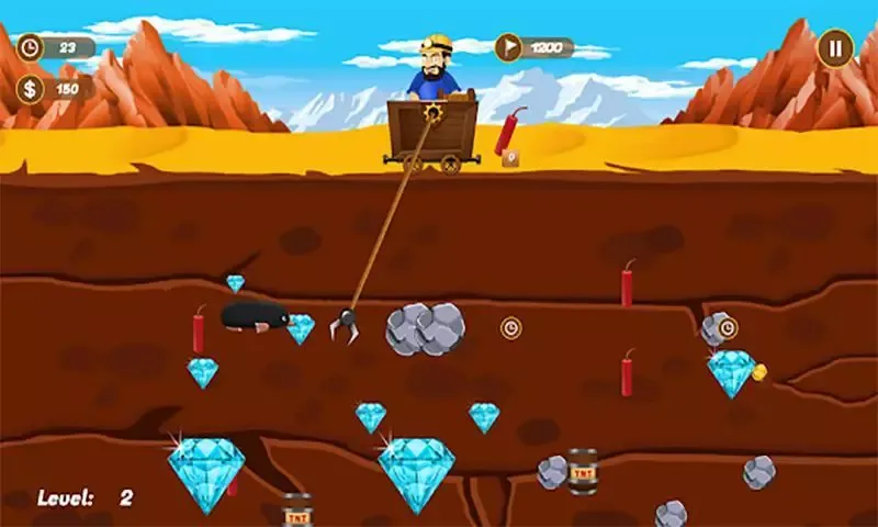 -Diamond Miner - Funny Game (lisaweby)-游戏截图-好玩游戏库