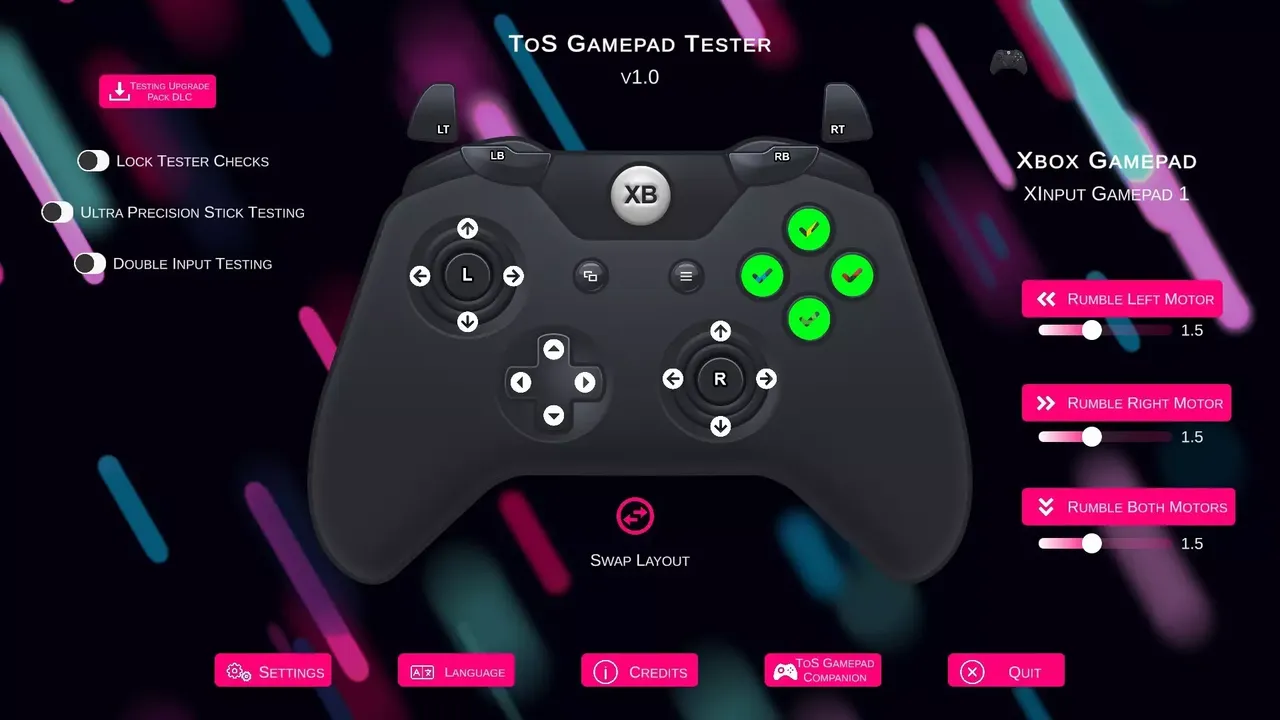 -ToS Gamepad Tester-游戏截图-好玩游戏库