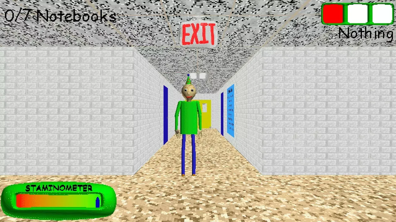 -Baldi's Basics Classic Remastered UNOFFICIALLY OFFICIAL Recreation-游戏截图-好玩游戏库