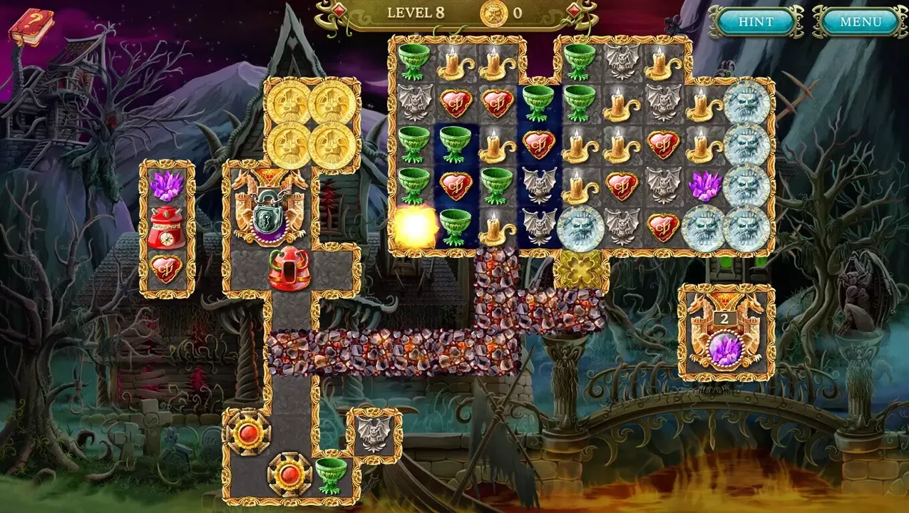 -Cursed House 11 Match 3 Puzzle-游戏截图-好玩游戏库