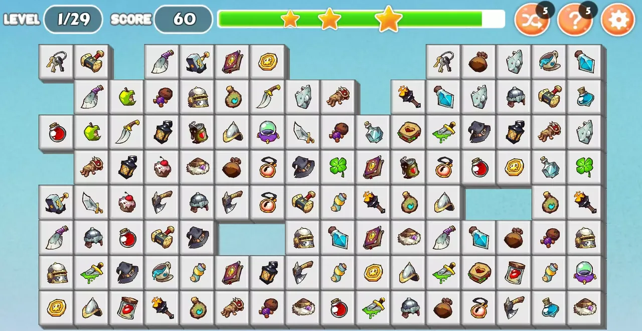 -Monsters and Warriors - Onet Match Connect-游戏截图-好玩游戏库