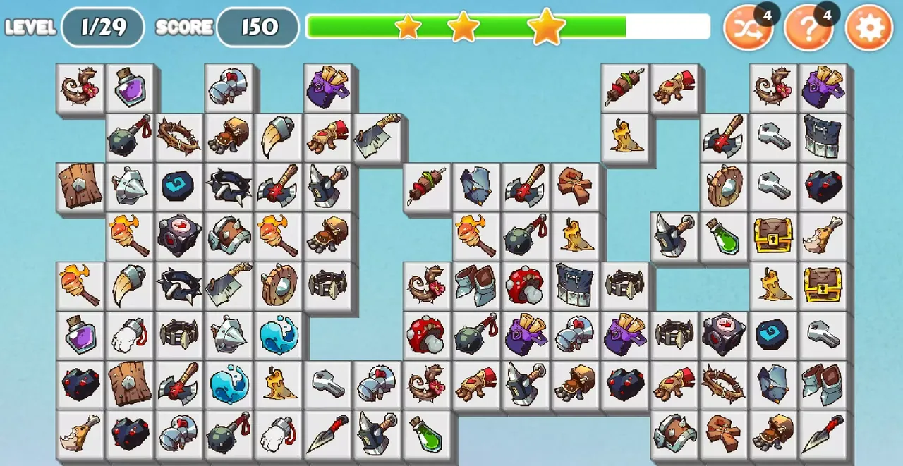 -Monsters and Warriors - Onet Match Connect-游戏截图-好玩游戏库