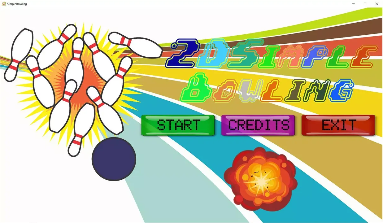 2D Simple Bowling