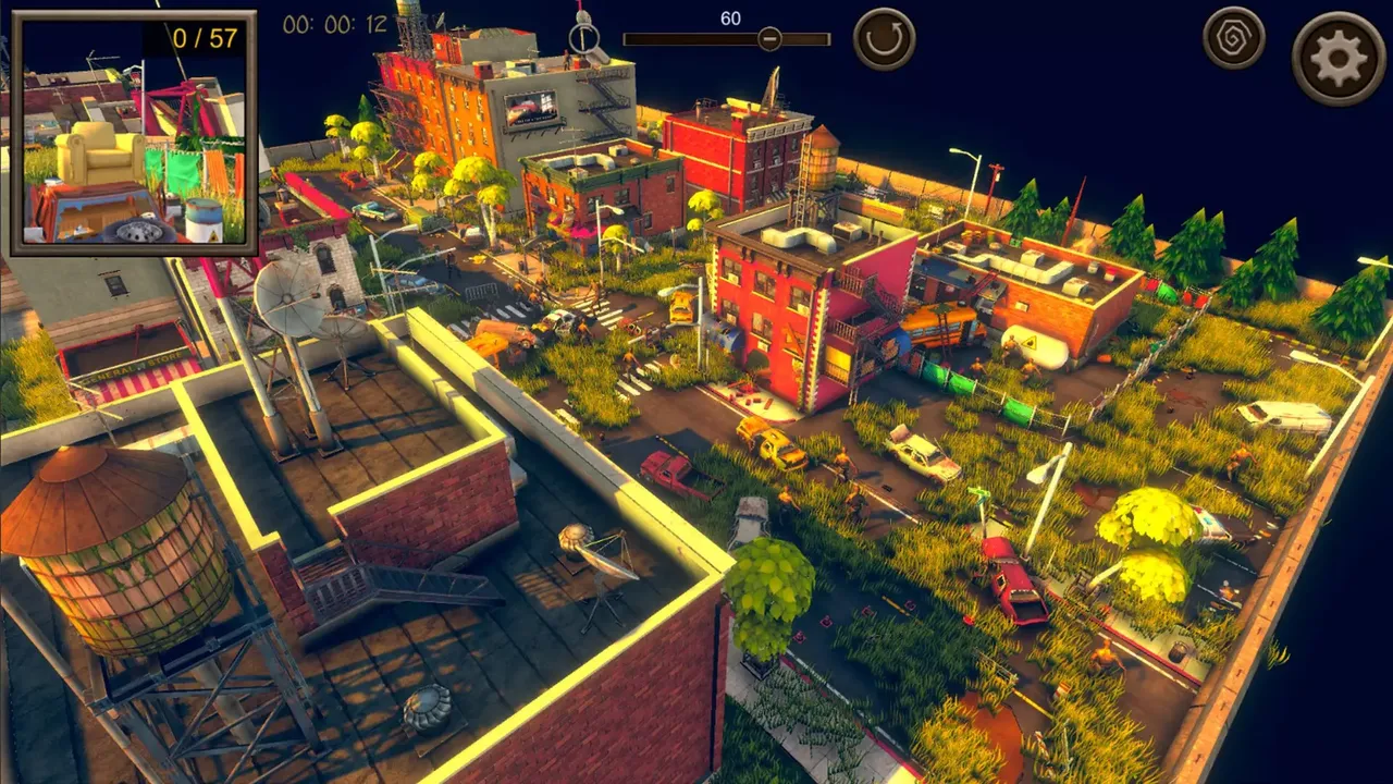 Hidden Post-Apocalyptic Top-Down 3D