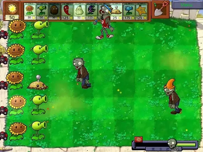 -Plants Vs. Zombies HTML5 Demo-游戏截图-好玩游戏库