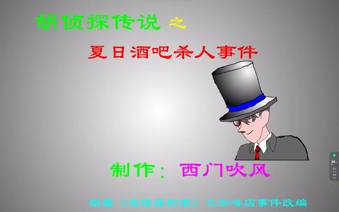 胡侦探传说1之夏日酒吧杀人事件