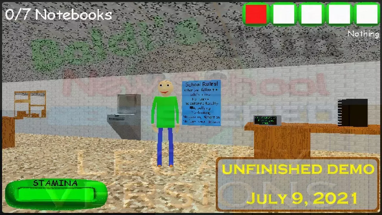 -Baldi's Fun New School Remastered Legacy Versions-游戏截图-好玩游戏库