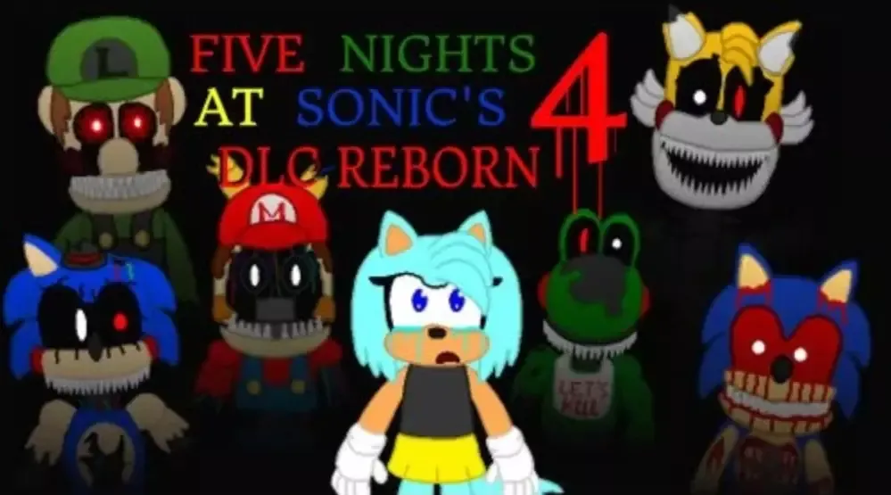 -Five Nights At Sonic's 4 DLC Reborn-游戏截图-好玩游戏库