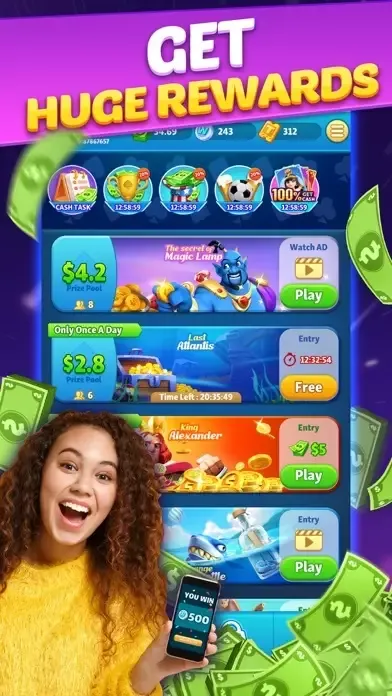 -Bingo Crush - Win Real Money-游戏截图-好玩游戏库