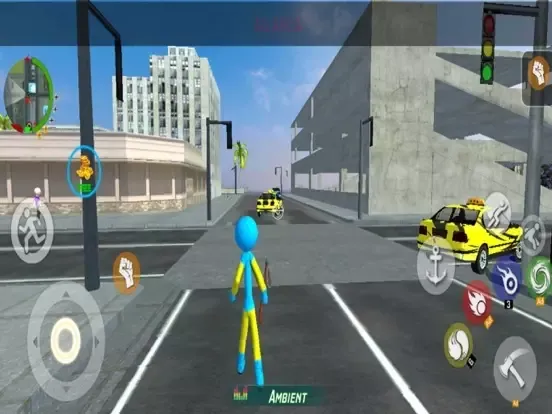 -Stickman Rope Hero Crime City-游戏截图-好玩游戏库