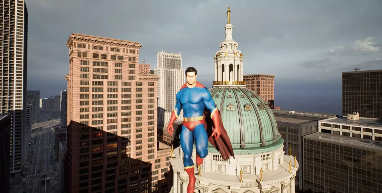 -A Superman Style Flight Experience (UE5)-游戏截图-好玩游戏库