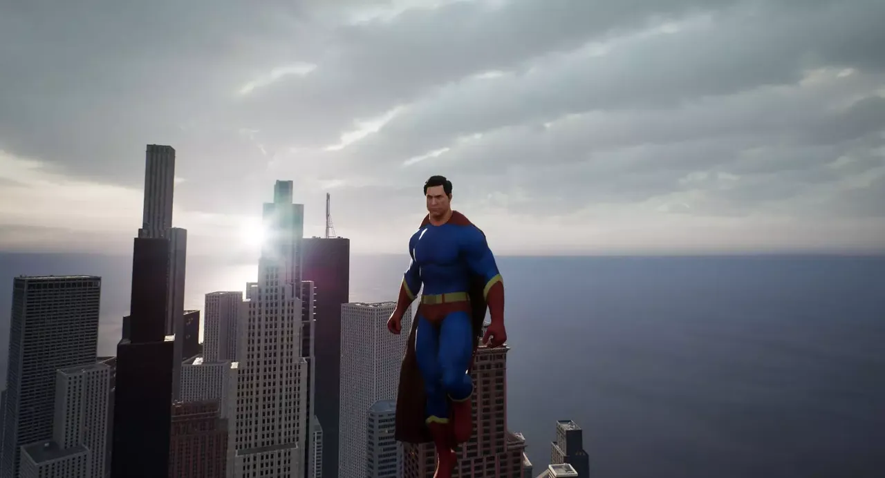 -A Superman Style Flight Experience (UE5)-游戏截图-好玩游戏库