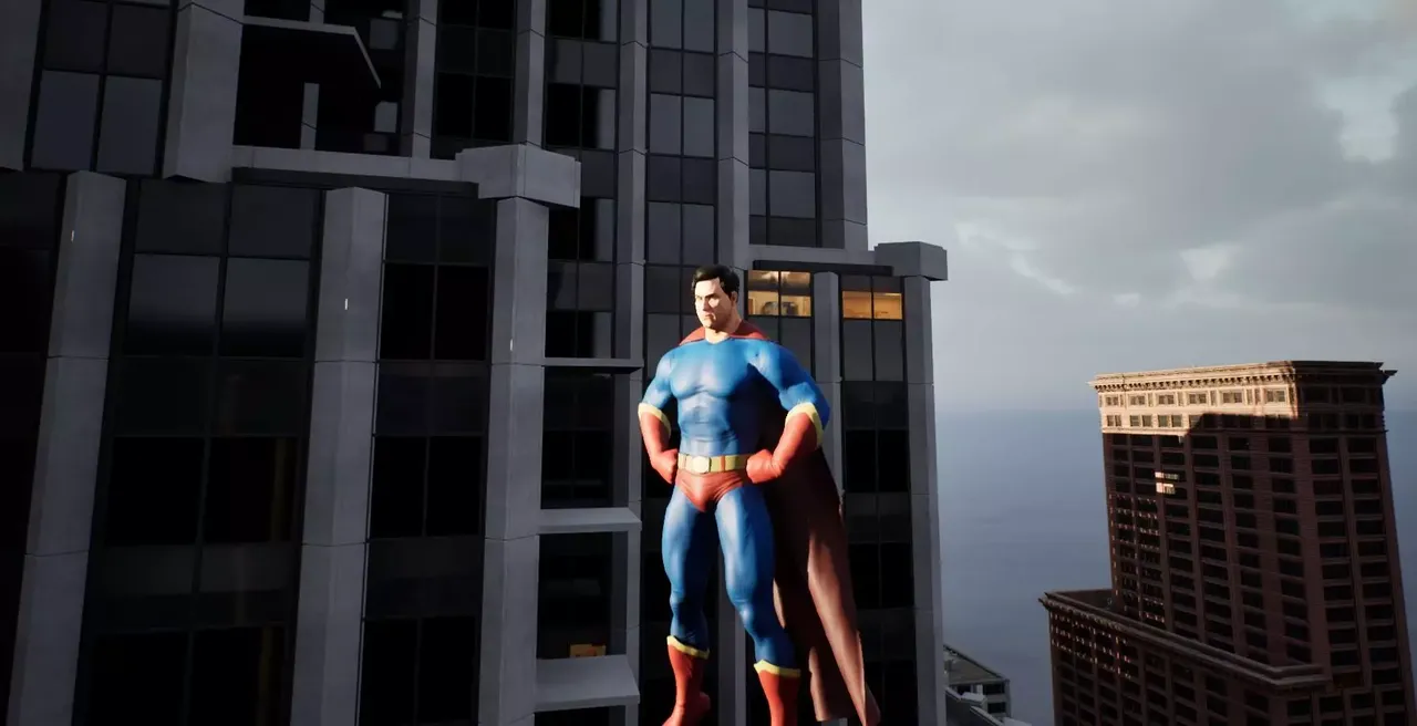 -A Superman Style Flight Experience (UE5)-游戏截图-好玩游戏库