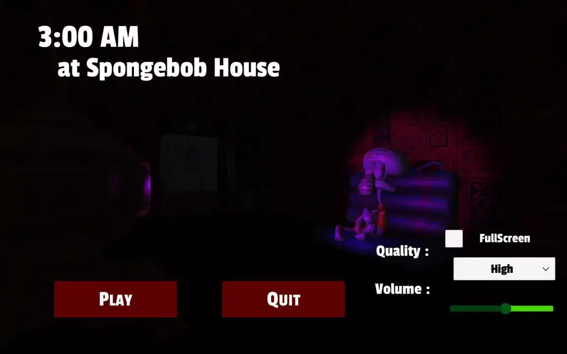 -3AM At SpongeBob House-游戏截图-好玩游戏库