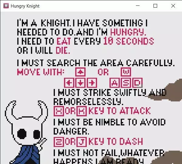 Hungry Knight GameBoy