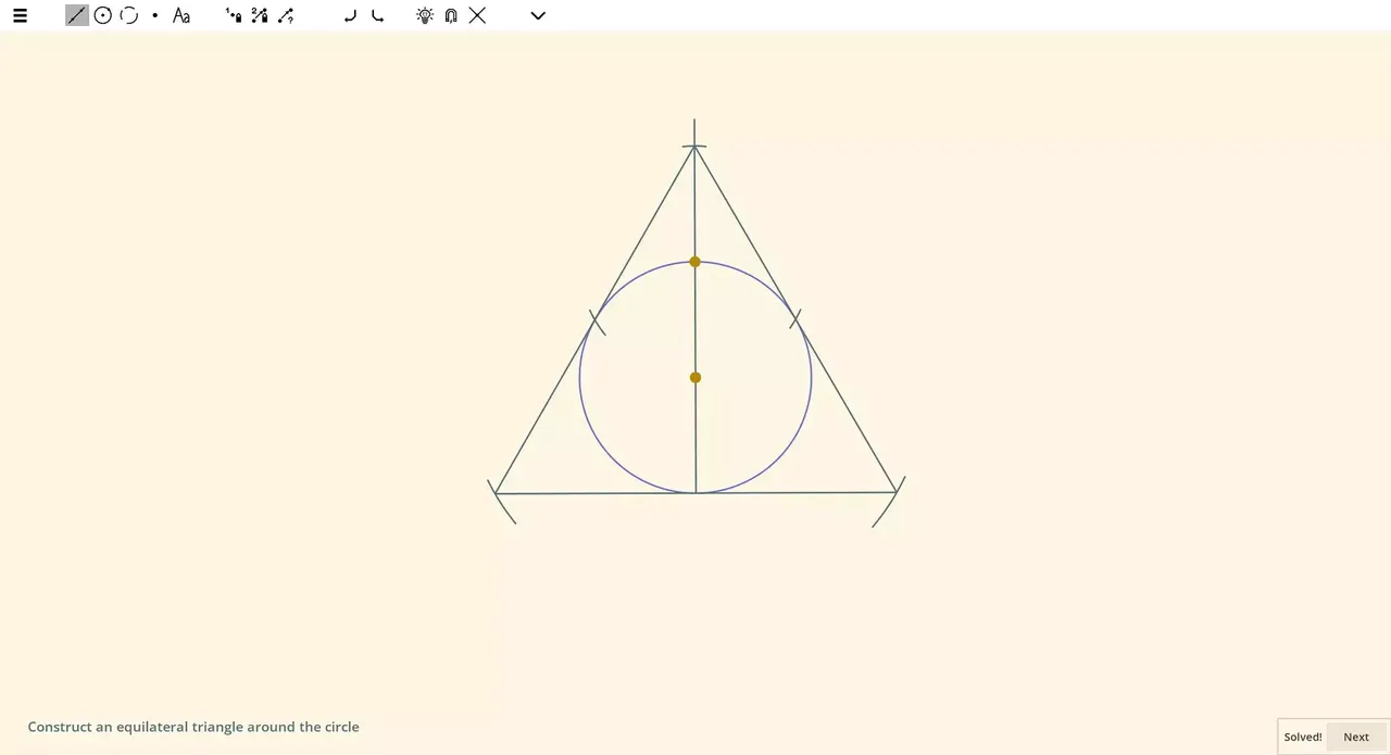 -Ecocoru: Euclidean Constructions -- Compass & Ruler-游戏截图-好玩游戏库
