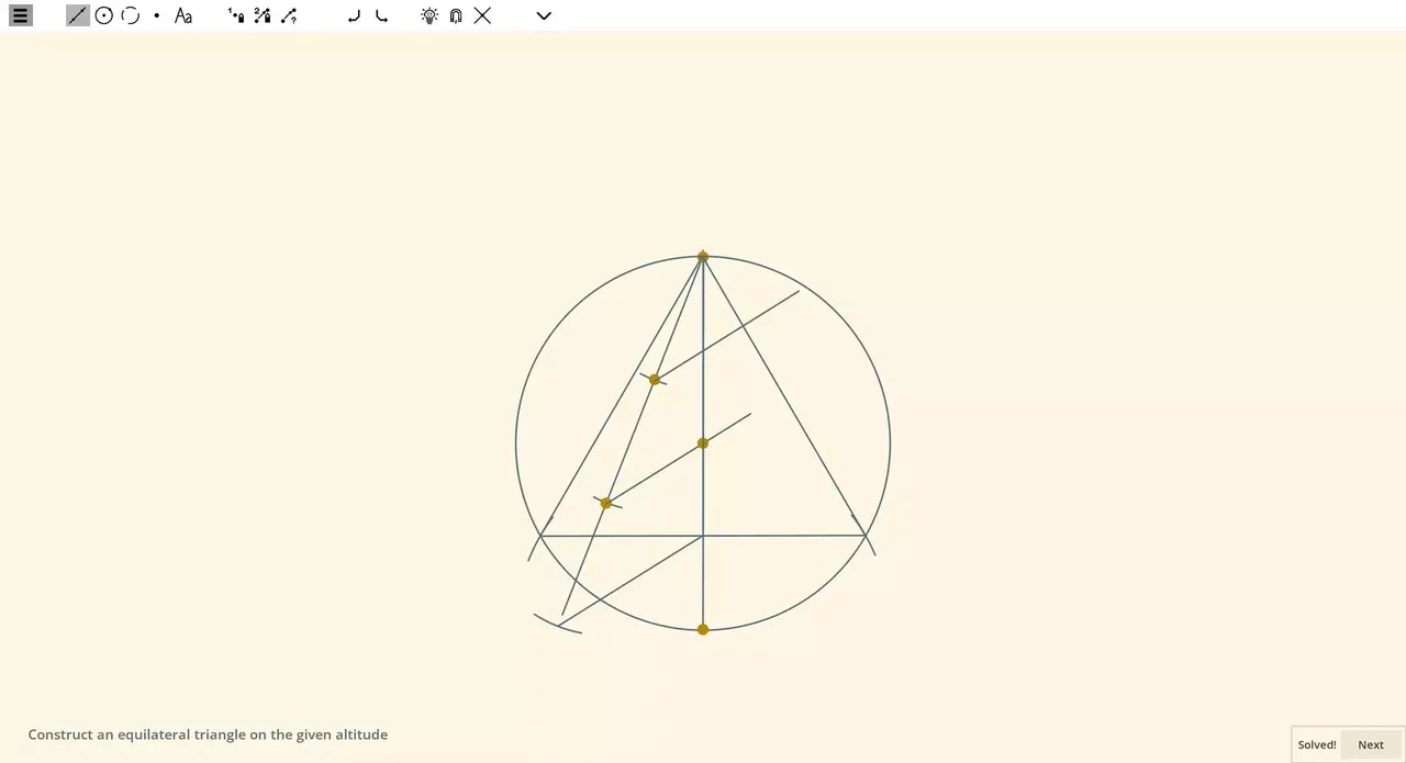 -Ecocoru: Euclidean Constructions -- Compass & Ruler-游戏截图-好玩游戏库