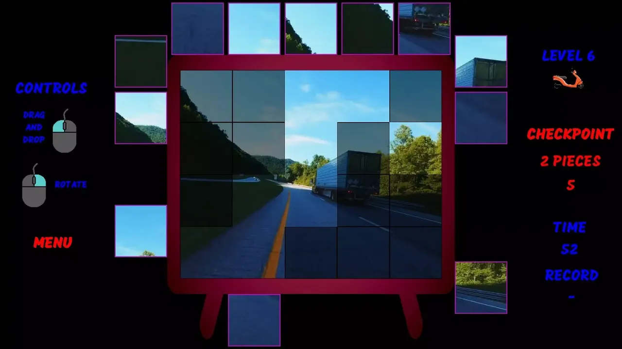 -Motorbike Video Puzzle-游戏截图-好玩游戏库