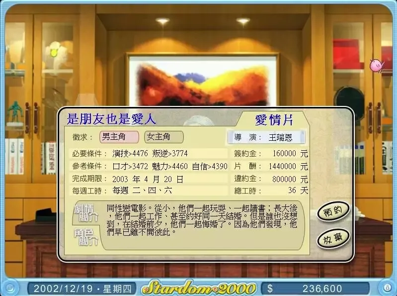 -明星志願2000-游戏截图-好玩游戏库