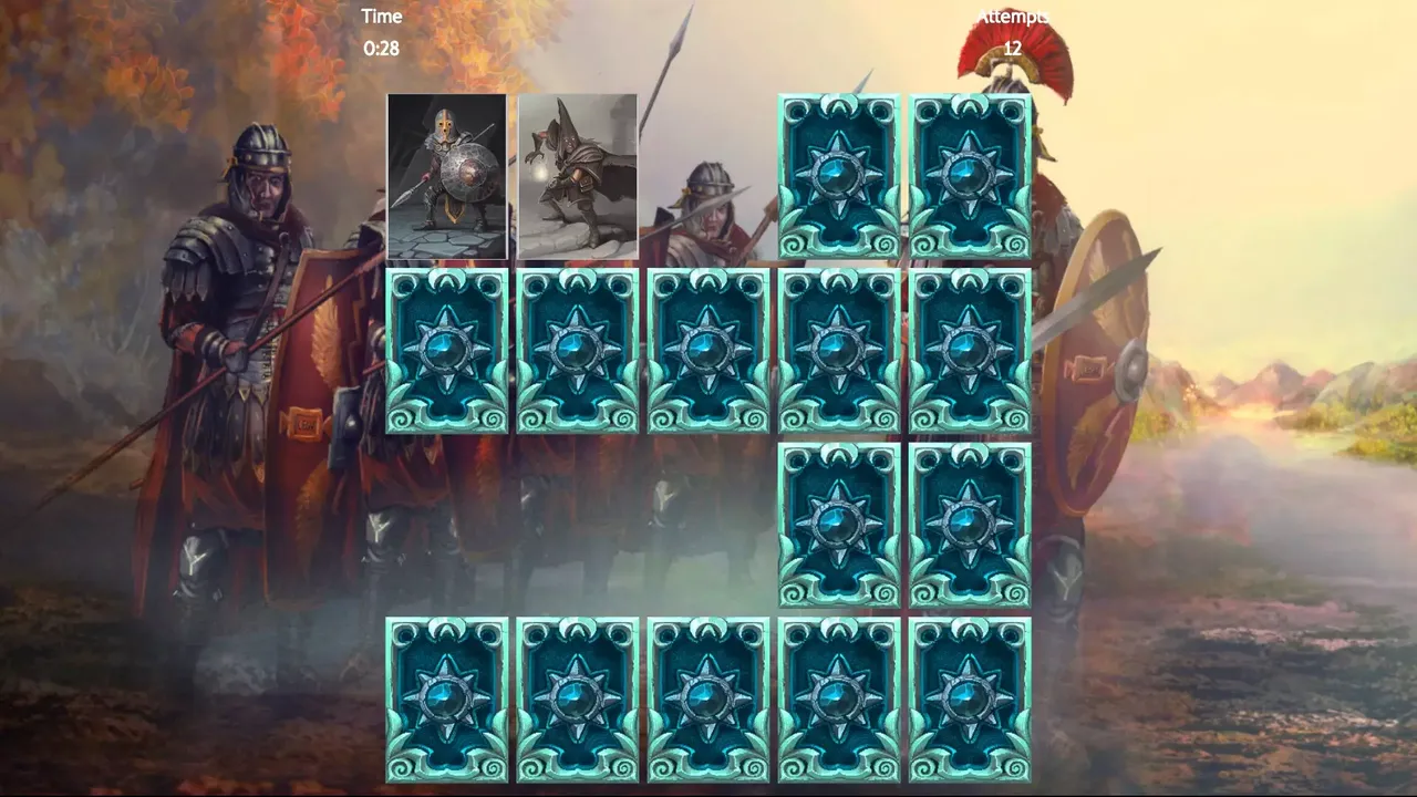 Fantasy Memory Card Game (itch)