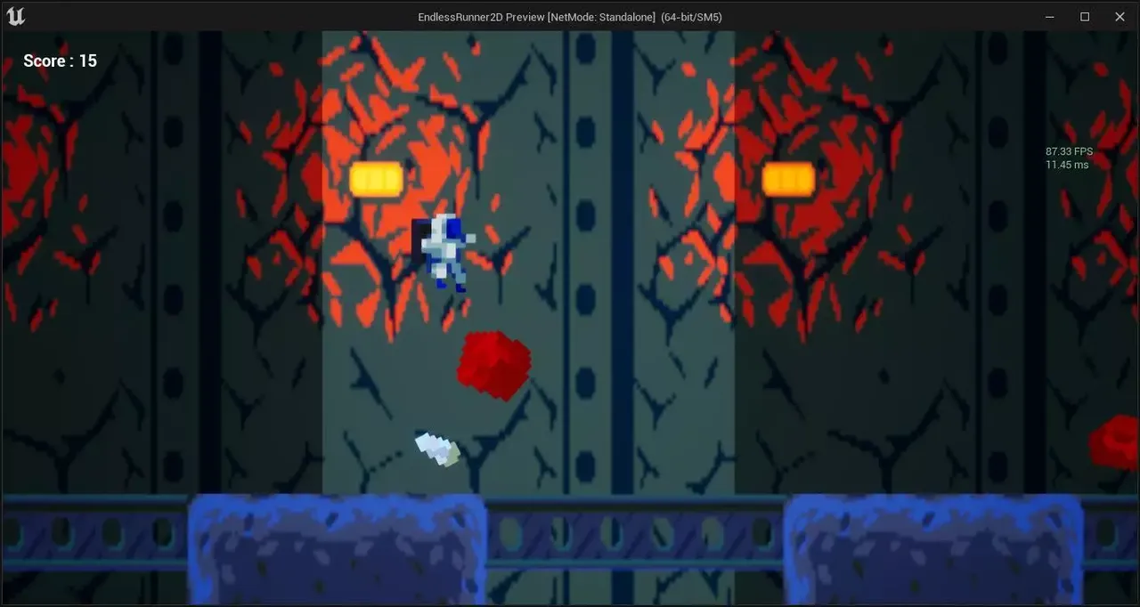 -2D Endless Runner (chinccw)-游戏截图-好玩游戏库