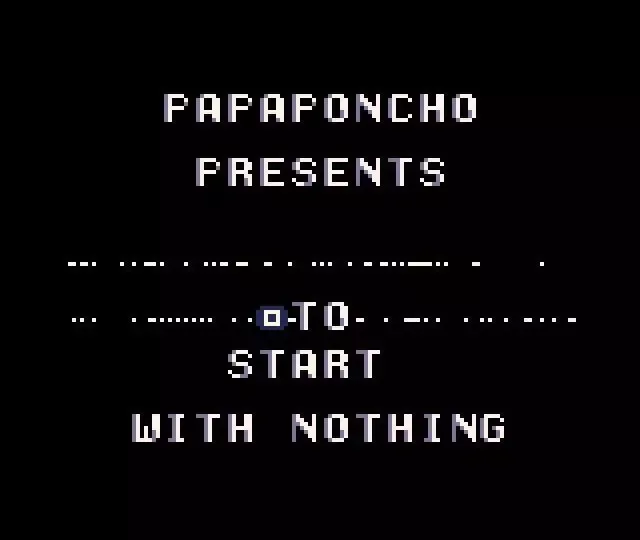 Ludum Dare 45−Start With Nothing