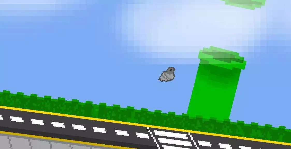 -flappy bird but you are a pigeon-游戏截图-好玩游戏库