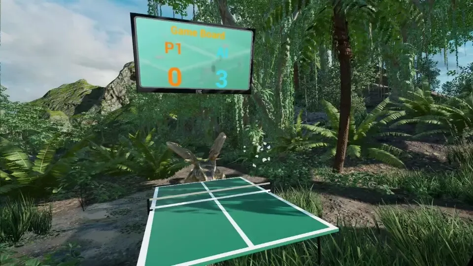 -VR Dinosaur Pingpong-游戏截图-好玩游戏库