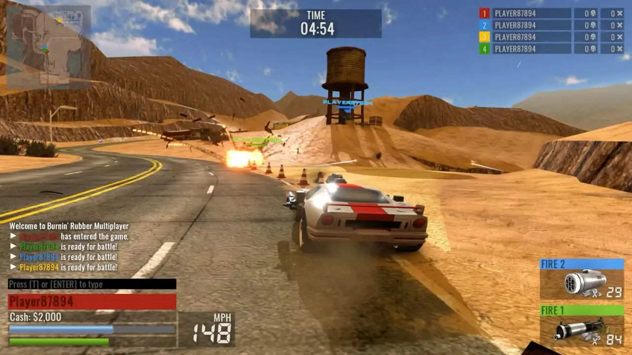 Burnin’ Rubber Multiplayer