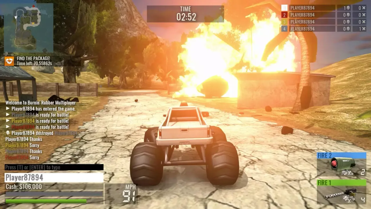 -Burnin' Rubber Multiplayer-游戏截图-好玩游戏库