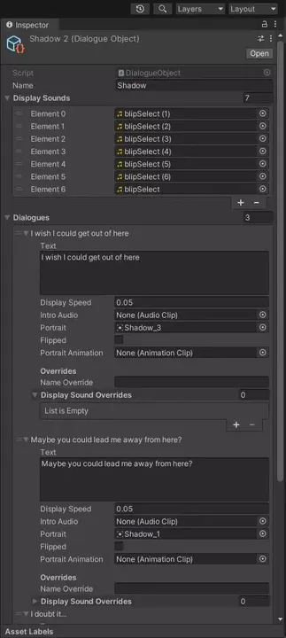 -Dialogue System Prototype (MrRan)-游戏截图-好玩游戏库