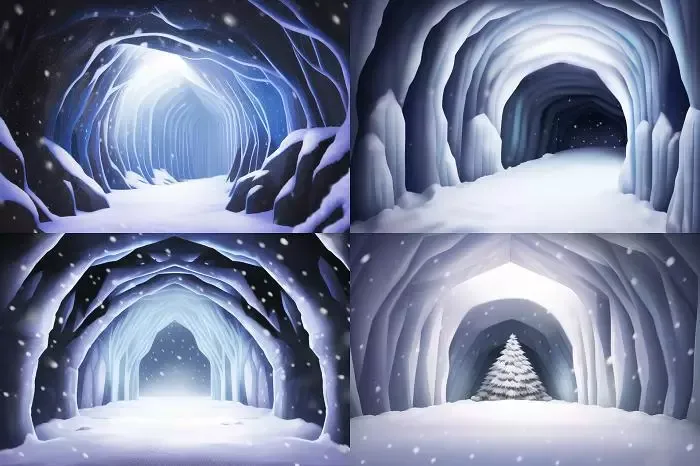 -Cave Backgrounds - 200 IMAGES (1920x1280) No Copyright, Anime Style-游戏截图-好玩游戏库