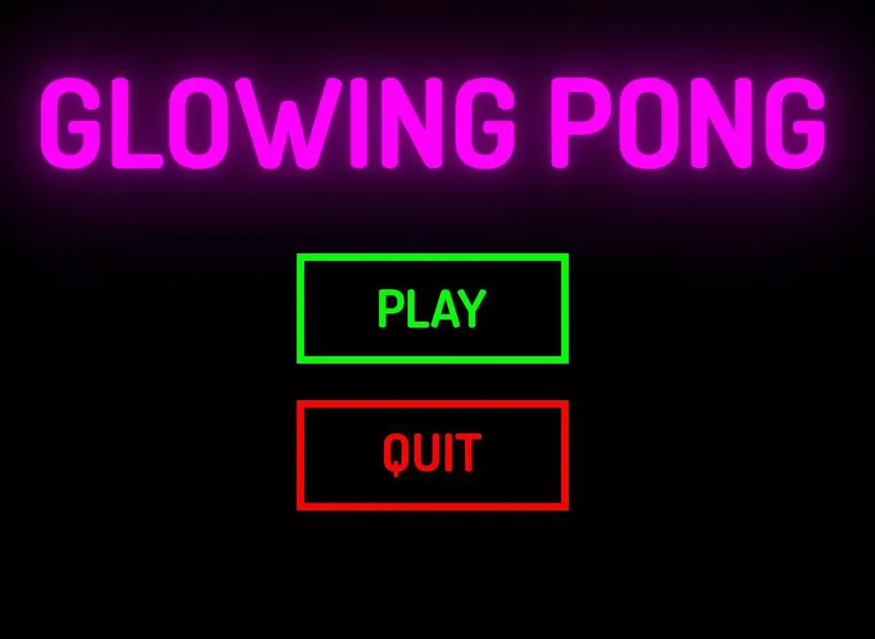 -2 Player - Glowing Pong-游戏截图-好玩游戏库