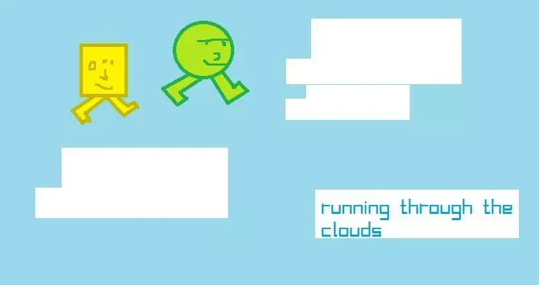 -running through the clouds-游戏截图-好玩游戏库