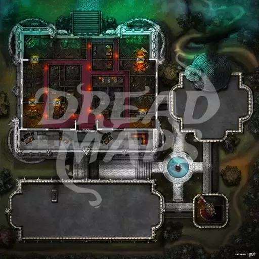 -Rosebud Hollow Manor TTRPG Battlemap-游戏截图-好玩游戏库
