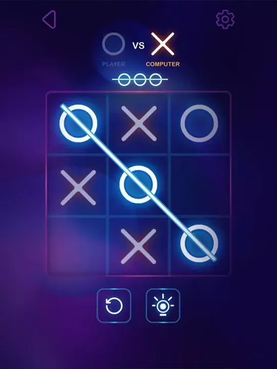 Tic Tac Toe Glow – XOXO