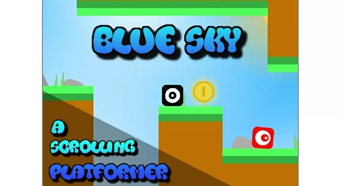 -Blue Sky! A Scrolling Platformer!-游戏截图-好玩游戏库