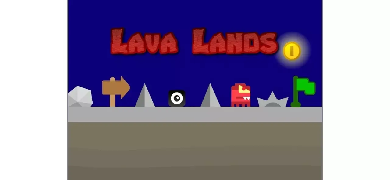 -Lava Lands! A Scrolling Platformer!-游戏截图-好玩游戏库