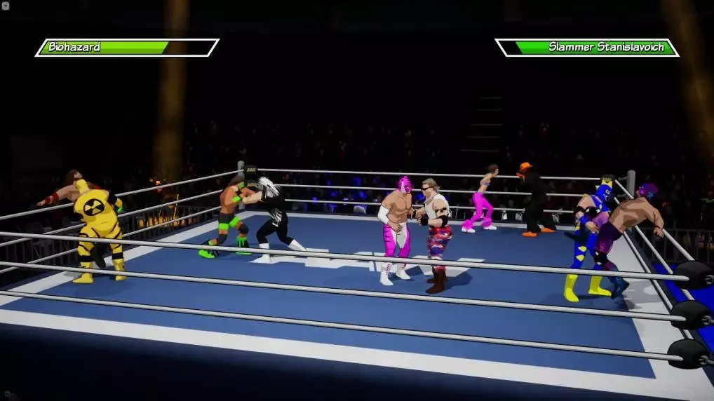 -Action Arcade Wrestling Beta-游戏截图-好玩游戏库
