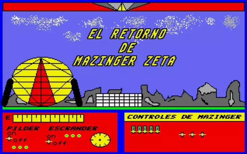 -Mazinger Z versión Atari ST (STOS) 1989-1991-游戏截图-好玩游戏库