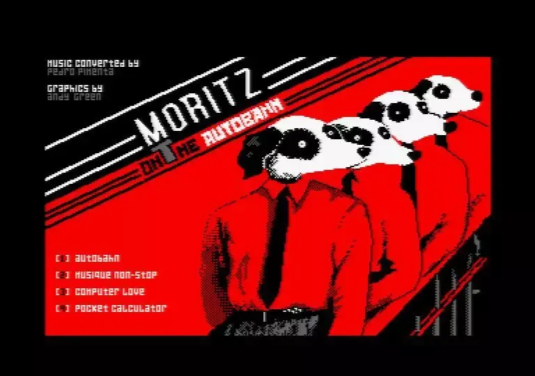 -Moritz On The Autobahn (CPC Amstrad 128k)-游戏截图-好玩游戏库