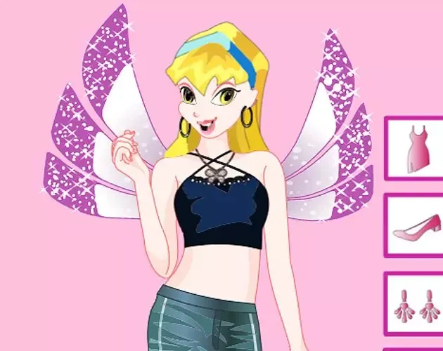 -Winx Stella Fans Dress up game-游戏截图-好玩游戏库