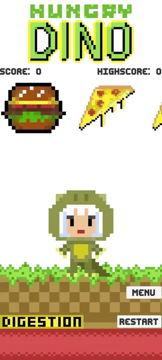 -Hungry Dino (itch) (pixelKamu)-游戏截图-好玩游戏库
