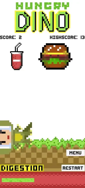 -Hungry Dino (itch) (pixelKamu)-游戏截图-好玩游戏库