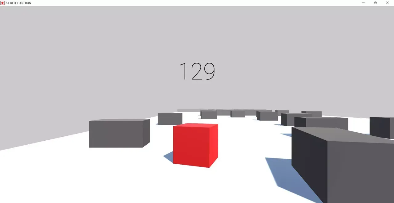 -ZA RED CUBE RUN-游戏截图-好玩游戏库