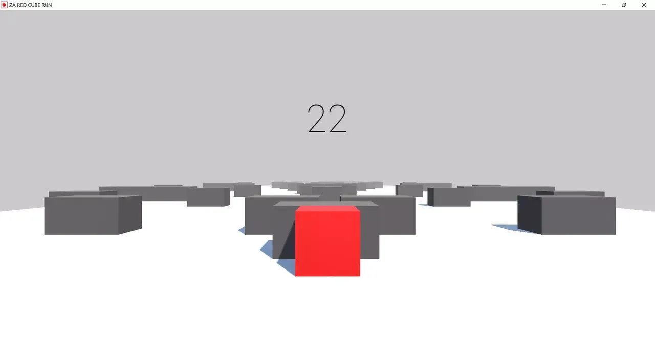 -ZA RED CUBE RUN-游戏截图-好玩游戏库
